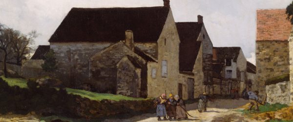 Alfred Sisley - Frau geht durch den Wald, Glasbild Panorama Rabatt – Bild 5