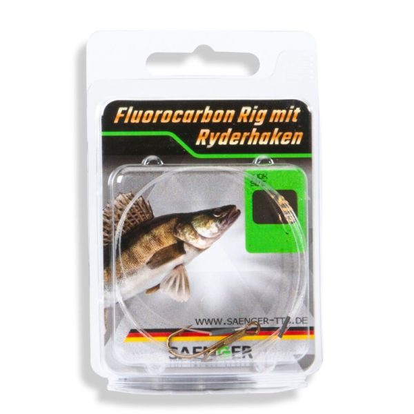 Sänger Fluorocarbon Rig mit Ryderhaken - Raubfischvorfach Online-Schn?ppchen – Bild 2