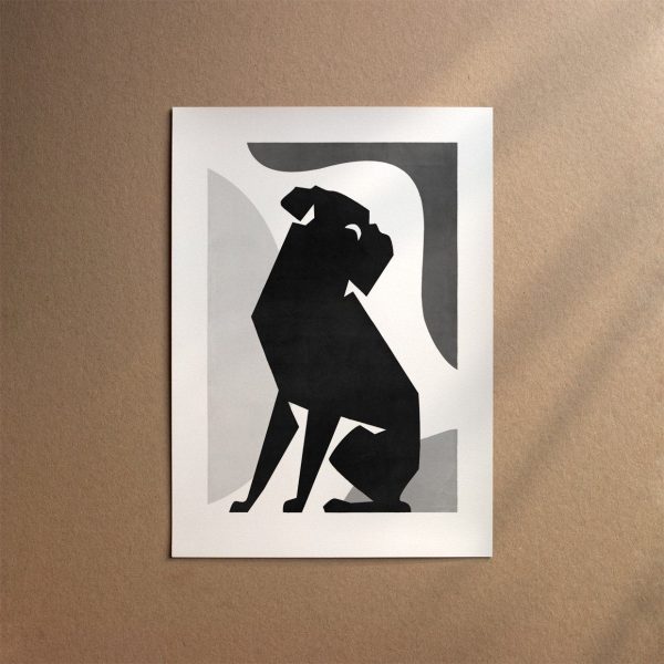 Brussels Griffon - Bearded  [Form-Black] Online – Bild 2