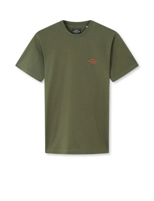 MADS NØRGAARD Cotton Jersey Frode Emb Logo Tee HW24 Online-Verkauf