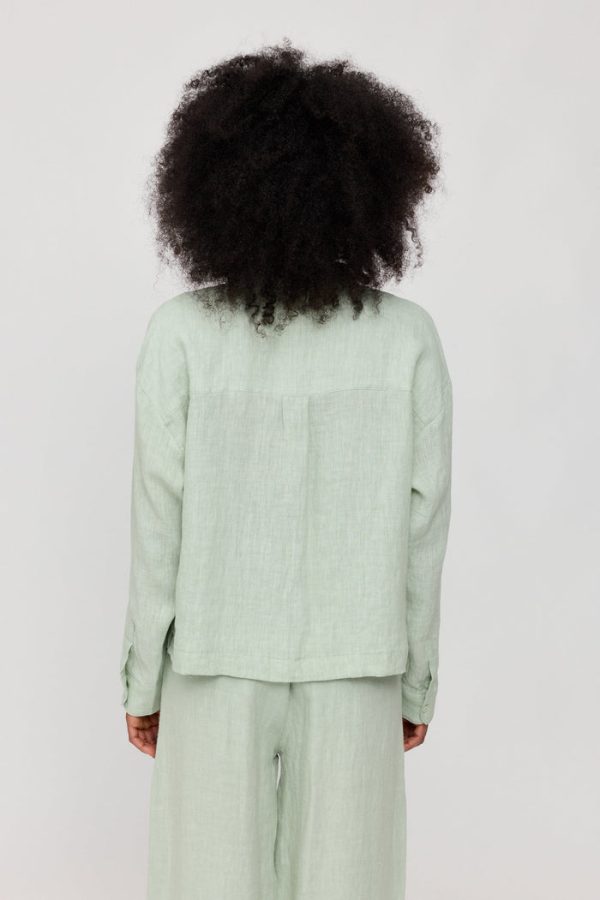 Mazine Damen Long Sleeve Linen Shirt Online – Bild 3