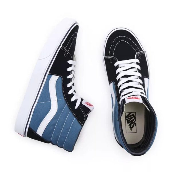 VANS SK8-HI Black White & Navy White Online-Schn?ppchen – Bild 3